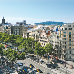 Paseo de Gracia или самый гламурный бульвар Барселоны